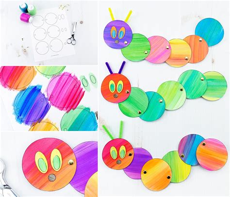 How To Make An Easy And Fun Wiggling Caterpillar Craft