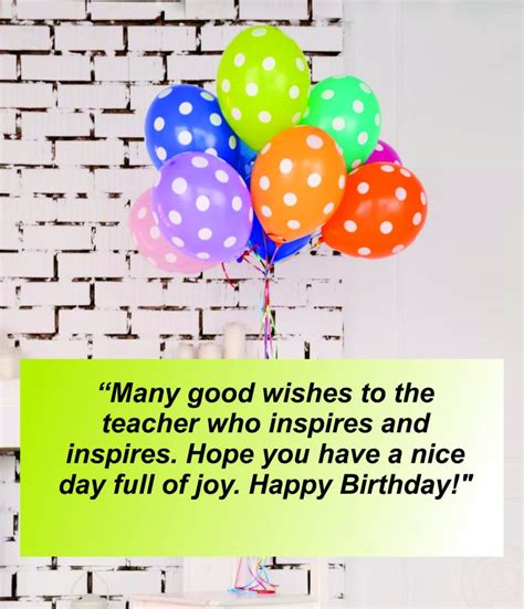 The Best Birthday Wishes For Teachers With Appreciation