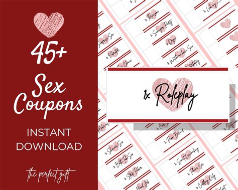 45 printable sex coupons sexy t for him or her instant etsy