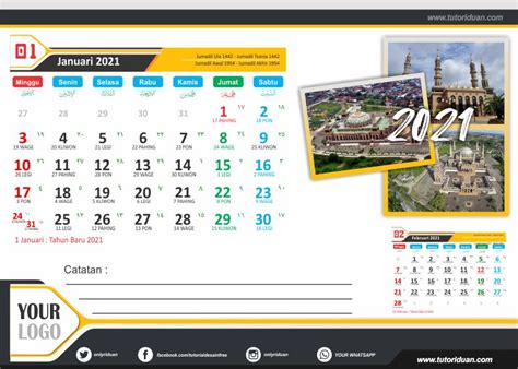 32 Desain Kalender Dinding Sekolah Cdr  Blog Garuda Cyber