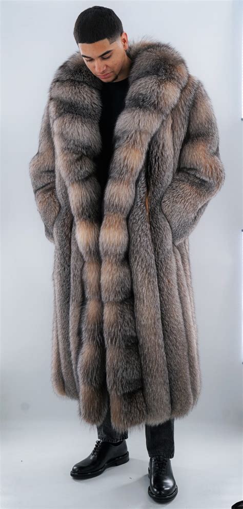 Men S Crystal Fox Coat Marc Kaufman Furs