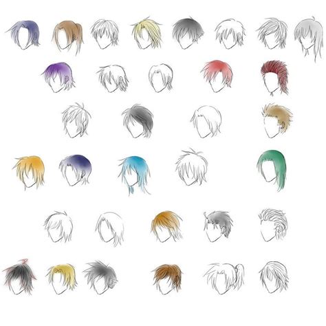 Anime Boy Hairstyles Side View