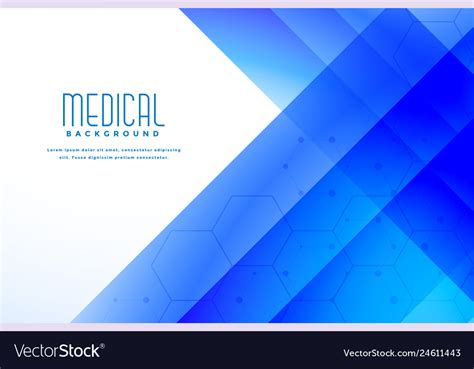 Abstract Blue Medical Healthcare Background Vector Image