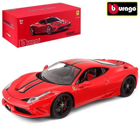Bburago Kола 118 Ferrari 458 Speciale Red 18 16903 Детски играчки