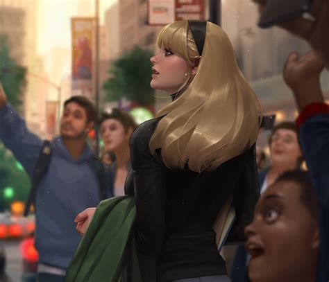 Exclusive Marvel First Look Gwen Stacy 1 Variant Cover By Jeehyung