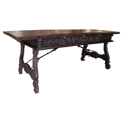 Spanish Renaissance Carved Walnut Table 17th Century And Later For Sale At 1stdibs Table For