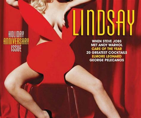 Lindsay Lohan se desnudó a lo Marilyn Monroe para la revista Playboy