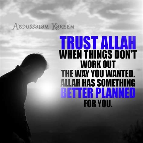 Trust Allah Islamic Inspirational Quotes Life Quotes Deep Pray