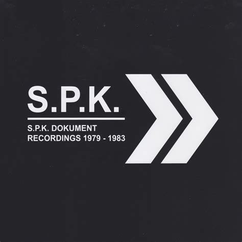 Spk Spk Dokument Recordings 1979 83 Boomkat