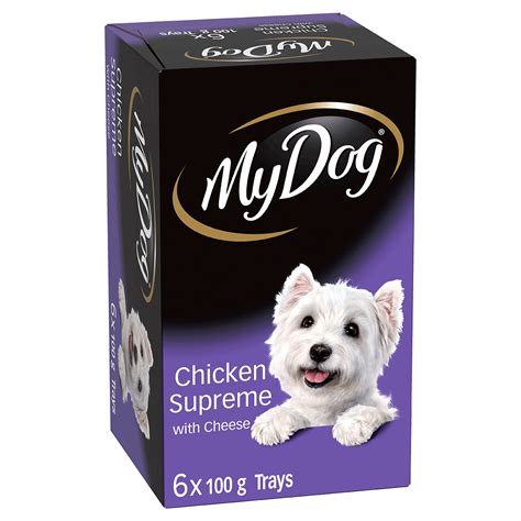 My Dog Chicken Supreme With Cheese Multipack 6x100gm Petstock