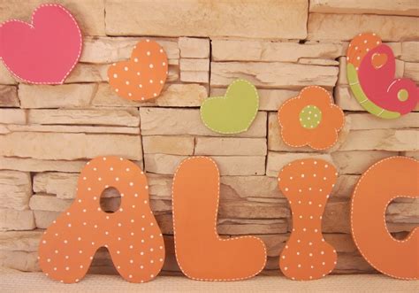 Decoración Infantil Pekerines Letras De Madera Para Decorar