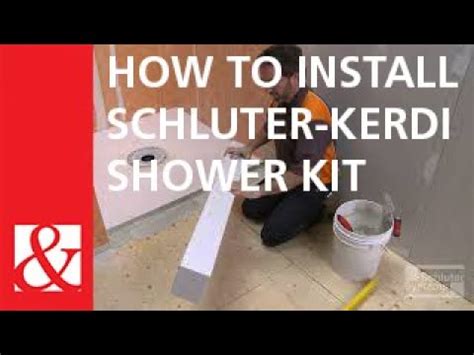This is a short quick and easy video demonstrating how to install the shower. Schluter-KERDI Shower Kit Installation - YouTube