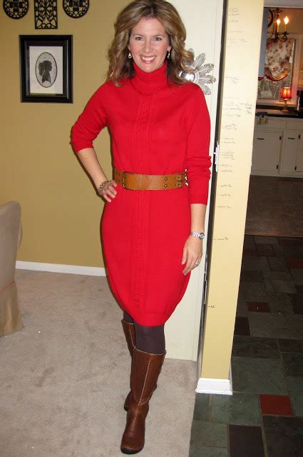 Red Sweater Dress Picture Collection DressedUpGirl Com