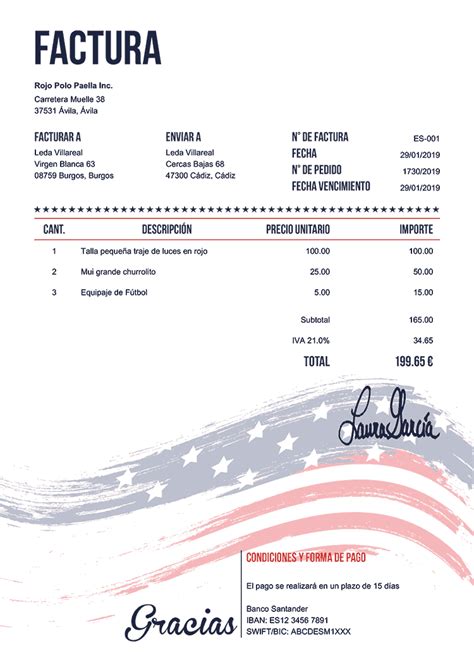 Factura Proforma Word Descargar Plantillas De Facturas Proforma