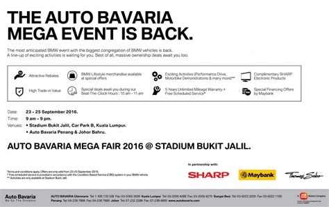 Auto Bavaria Mega Fair Returns To Stadium Bukit Jalil This Weekend