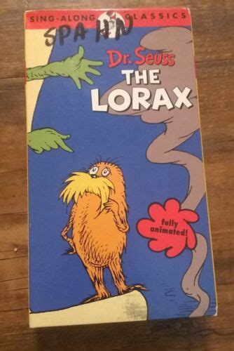 Dr Seuss Sing Along Classics The Lorax Vhs Fox Video