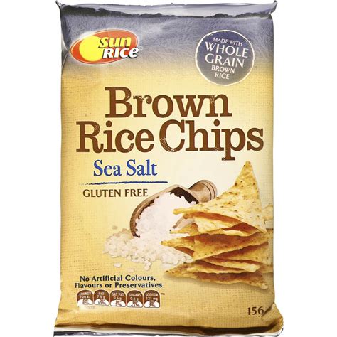 About this item gluten & grain free coconut flour tortilla chips cooked in organic coconut oil Sunrice Brown Rice Chips Sea Salt Gluten Free 156g ...