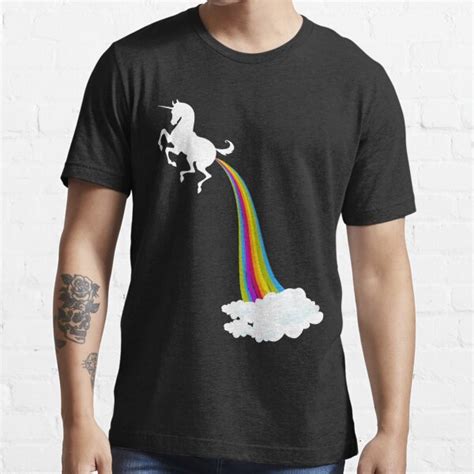 Unicorn Farting Rainbow T Shirt For Sale By Ozziwar Redbubble