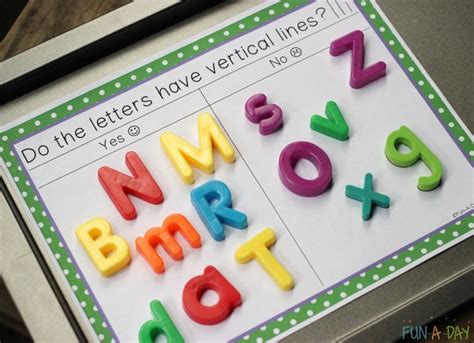 Magnetic Letter Sorting To Teach The Alphabet Fun A Day