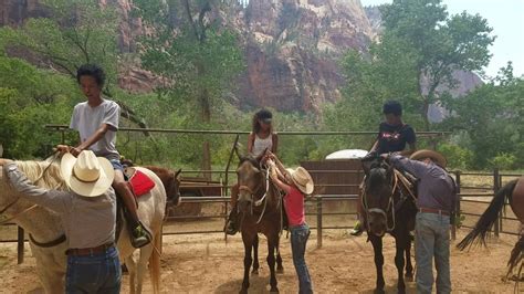 Horseback Riding In Zion National Park Youtube