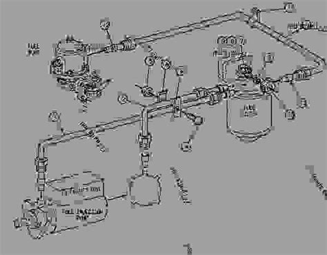 1w8310 Lines Group Fuel Filter Excavator Caterpillar 206 4236