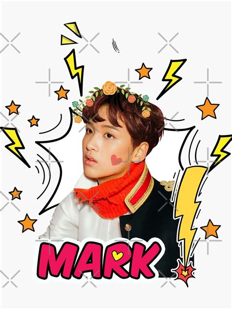 Nct Member Mark Sticker For Sale By Storecase Redbubble