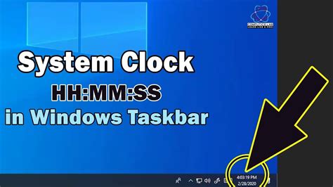 Tips Show Seconds In System Clock Windows Taskbar In Windows 10