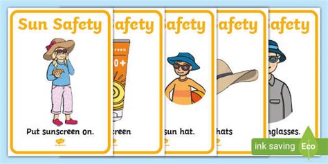 Sun Safety Display Posters