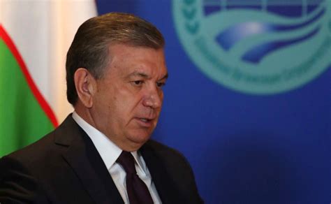 Meeting With President Of Uzbekistan Shavkat Mirziyoyev President Of
