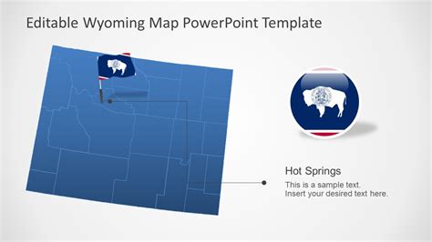 Wyoming Us State Powerpoint Map Slidemodel