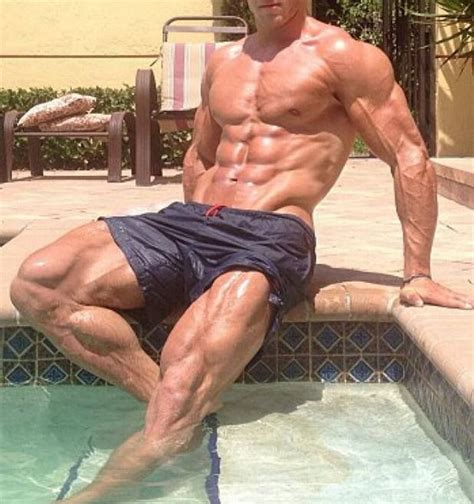 Ripped Pool Body Muscle Men Fitness Inspiration Fitness Body