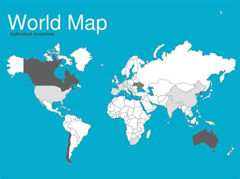 World Map Background For Powerpoint