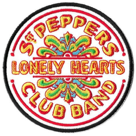 The Beatles Sgt Peppers Lonely Hearts Club Band Patch Embroidered