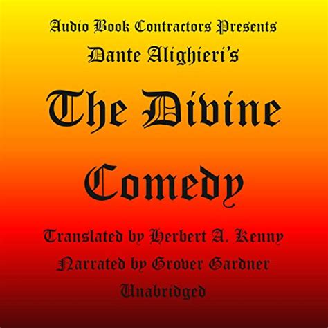 The Divine Comedy Audio Download Dante Alighieri Grover Gardner