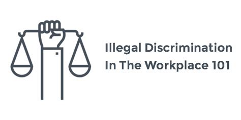 Illegal Discrimination In The Workplace Labor Law Guides