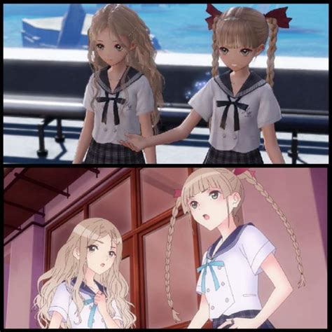 Blue Reflection Ray Anime And Blue Reflection Tie Second Light Sun