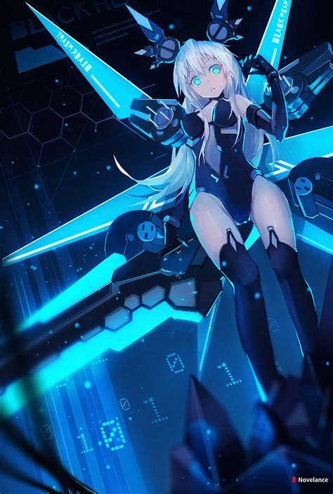 Choujigen Game Neptune Noire Black Heart Art By Novelance Pixiv