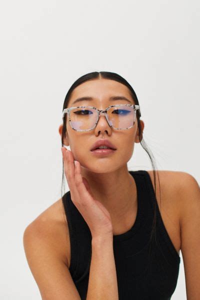 Blaire Square Blue Light Glasses Urban Outfitters