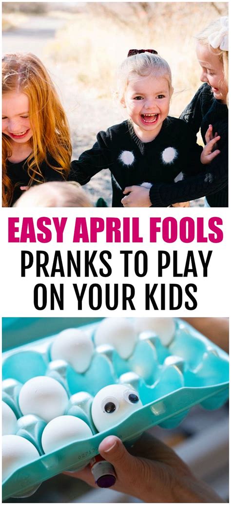 10 Easy April Fools Pranks To Play On Your Kids April Fools Pranks