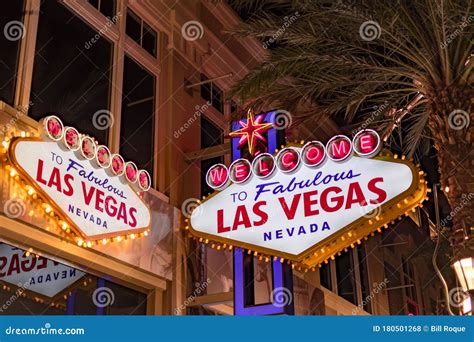 Welcome To Las Vegas Signage At The Las Vegas Strip Las Vegas Nevada