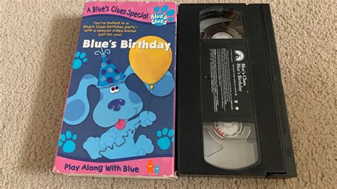 Opening To Blues Clues Blues Birthday 1998 Vhs Youtube