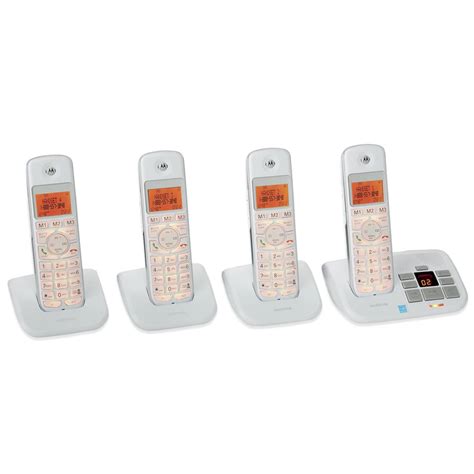 4 Handset Cordless Phone System By Motorola Montgomery Ward