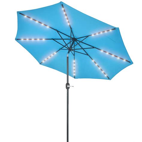 Buy Patio Watcher 9 Feet Solar Umbrella 40 Led Lighted Patio Umbrella