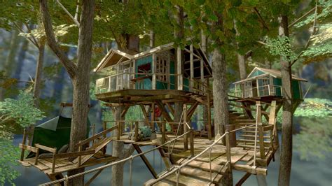 Tree House Download Free 3d Model By Grigorii Ischenko Grigoriyarx