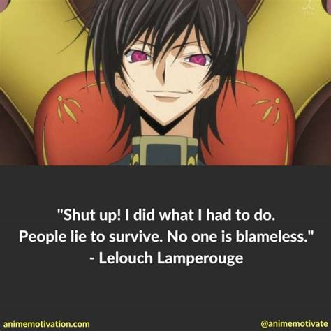 Code Geass Quote Lelouch Lamperouge With Images Code Geass Creepy If You Loved The