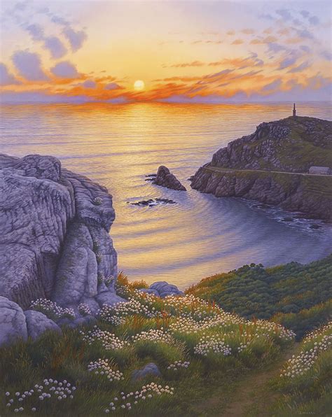 Cornwall Painting By Cornish Seascape And Landscape Artist Sarah Vivian