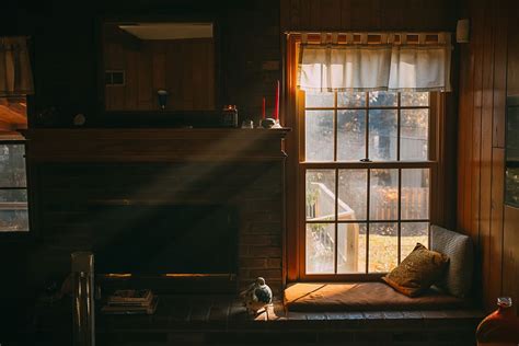 Hd Wallpaper Sun Coming Through A Window Into A Dark Room United