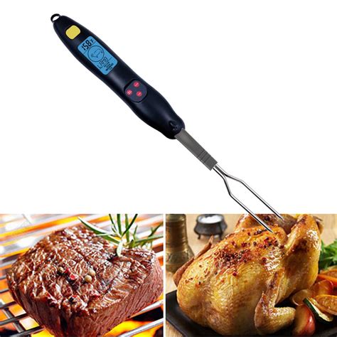 Buy Ch 206 Electronic Barbecue Fork Digital Food Cooking Meat Outdoor