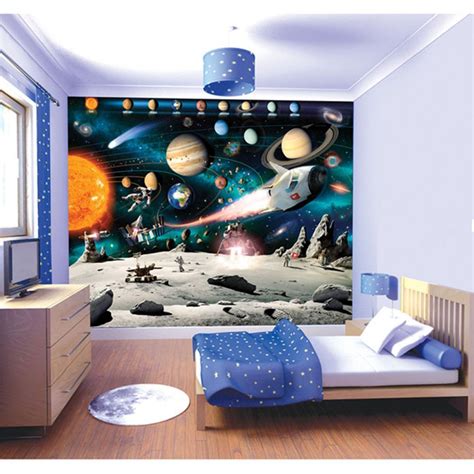 Walltastic Space Adventure Wall Muralcreate An Instant Feature Wall In