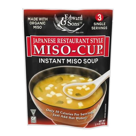Edward And Sons Japanese Restaurant Style Miso Cup Instant Miso Soup 29